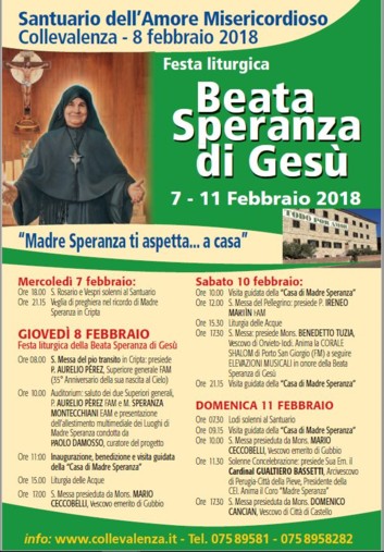 Festa liturgica 2018